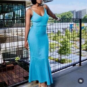 House of Harlow 1960 Blue Maxi Dress